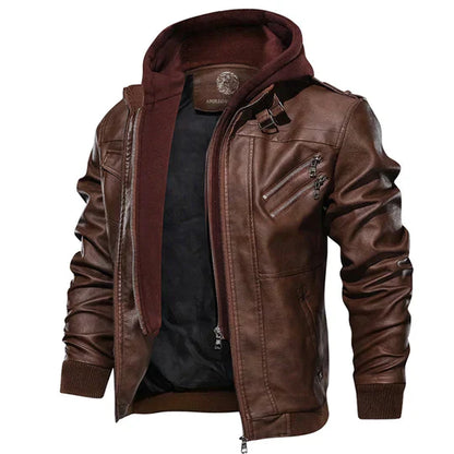 Markus - Elegant premium leather jacket for men